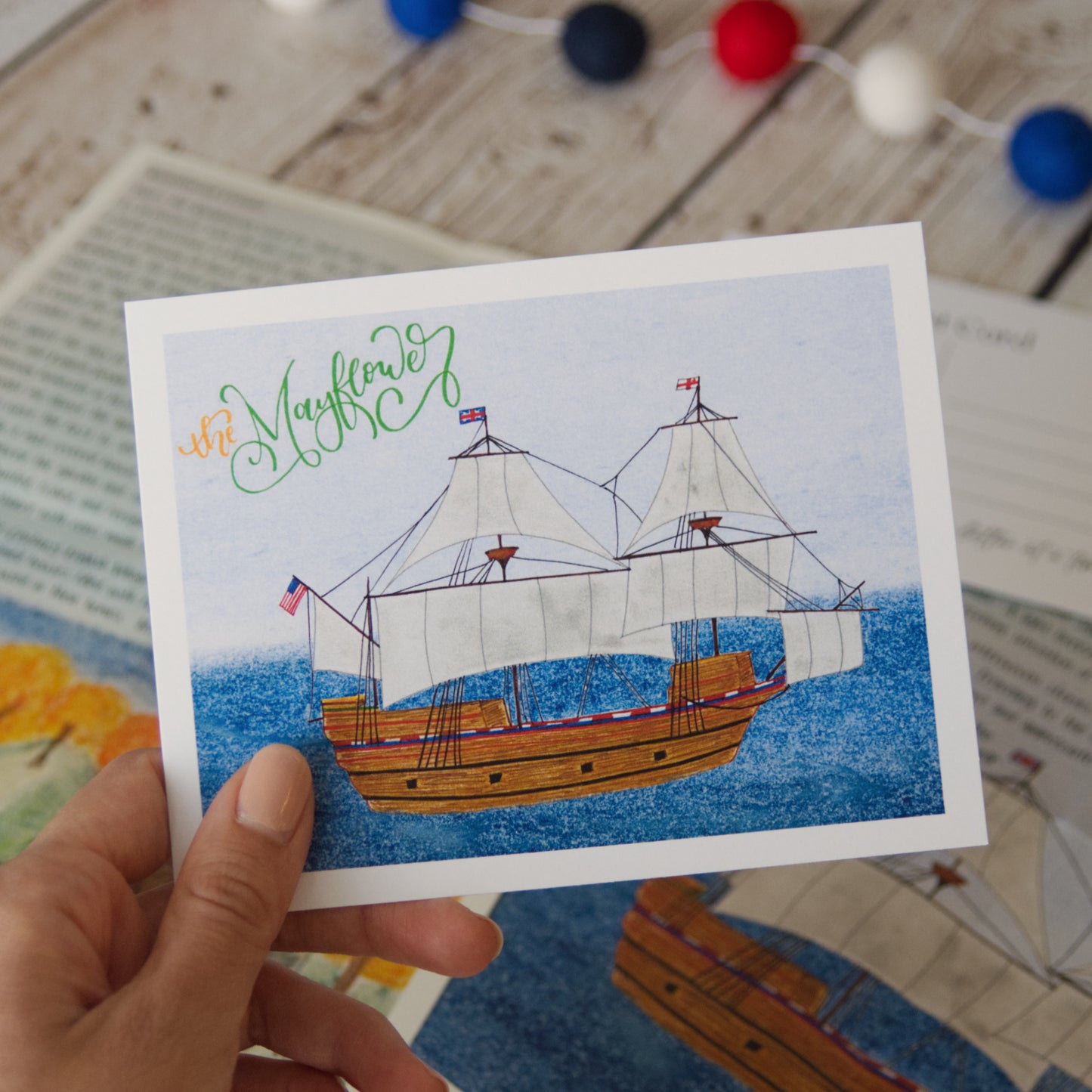 Mayflower Postcard