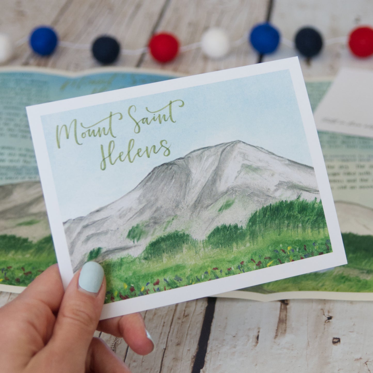 Mount Saint Helens National Forest Adventure Letter