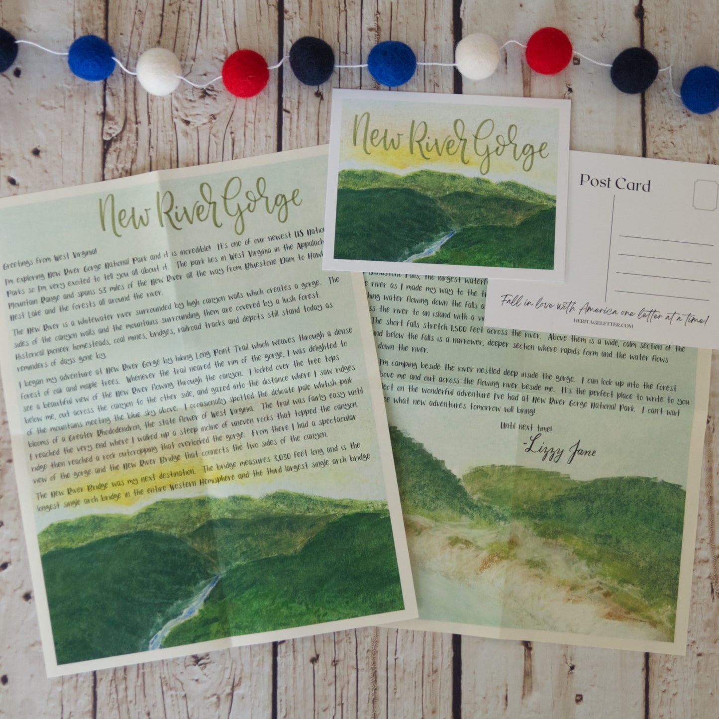 New River Gorge National Park Adventure Letter
