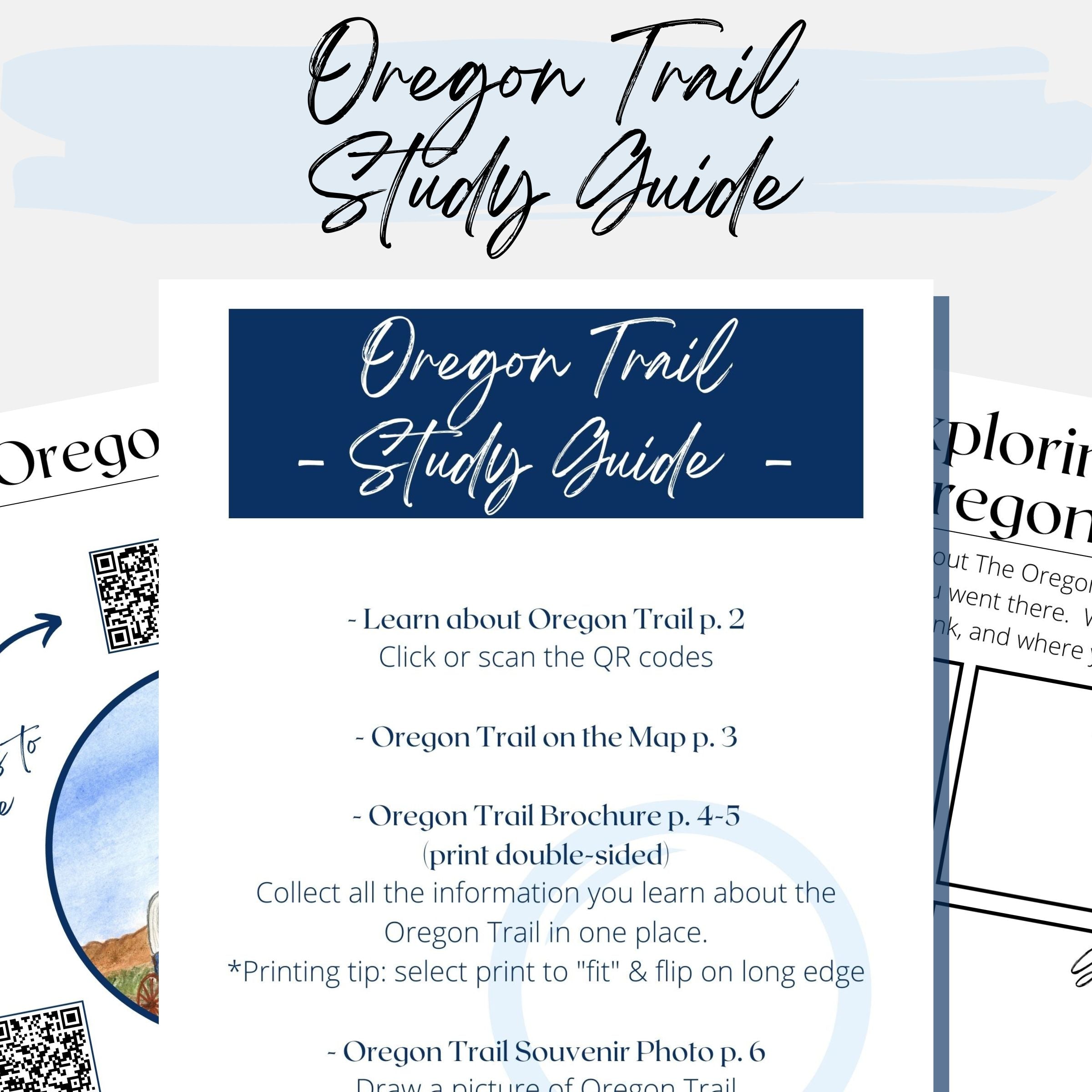 Oregon Trail Unit Study