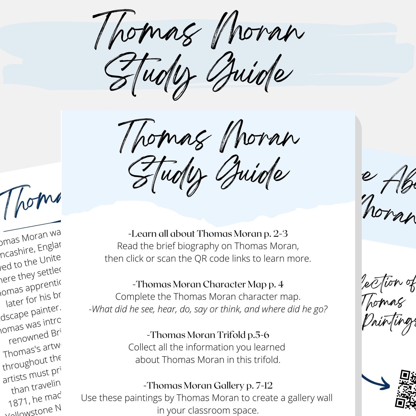 Thomas Moran Study Guide