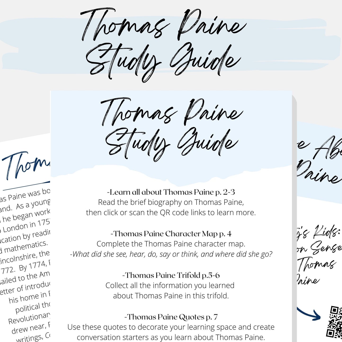 Thomas Paine Study Guide