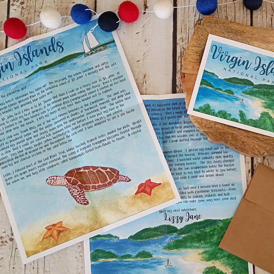Virgin Islands National Park Adventure Letter