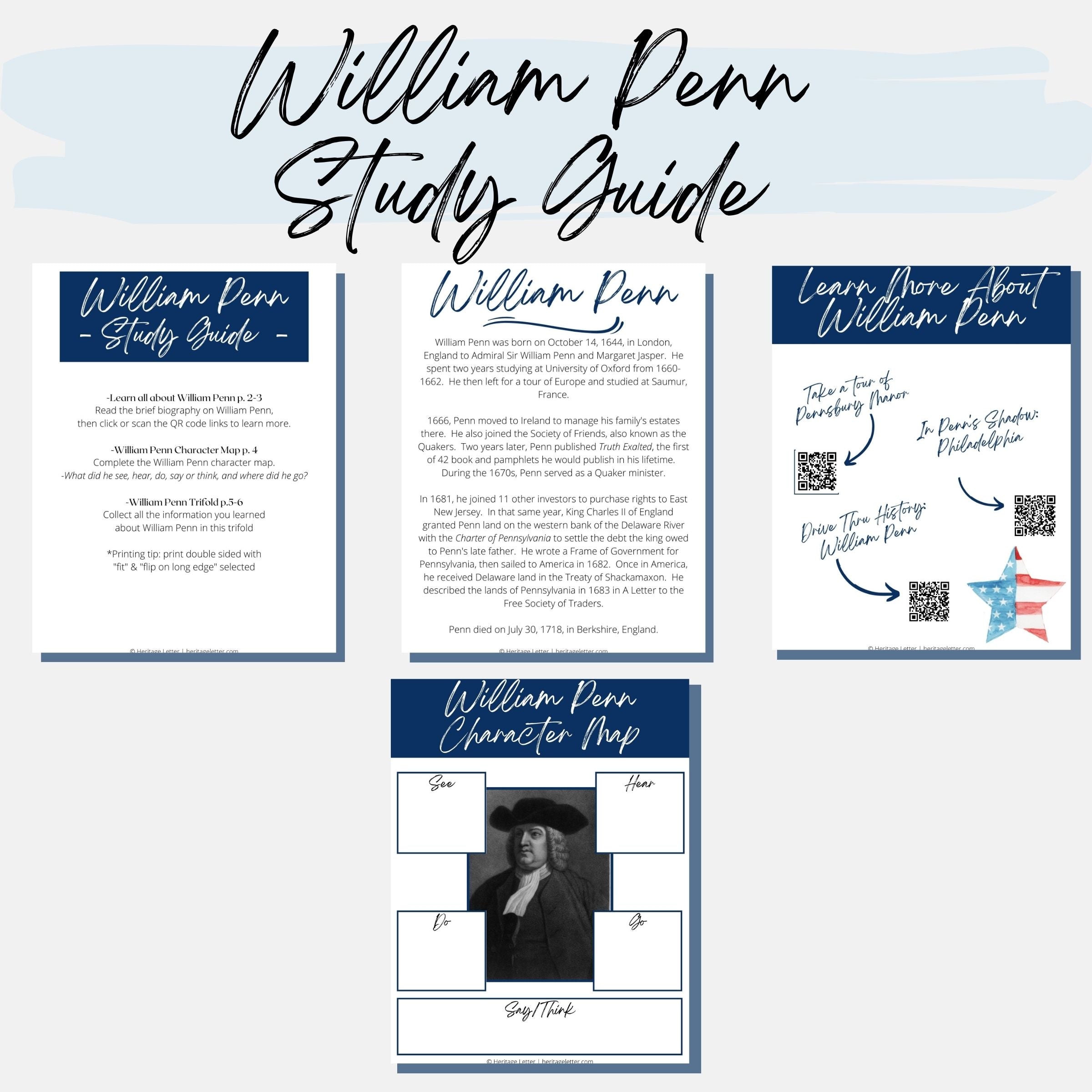 William Penn Study Guide