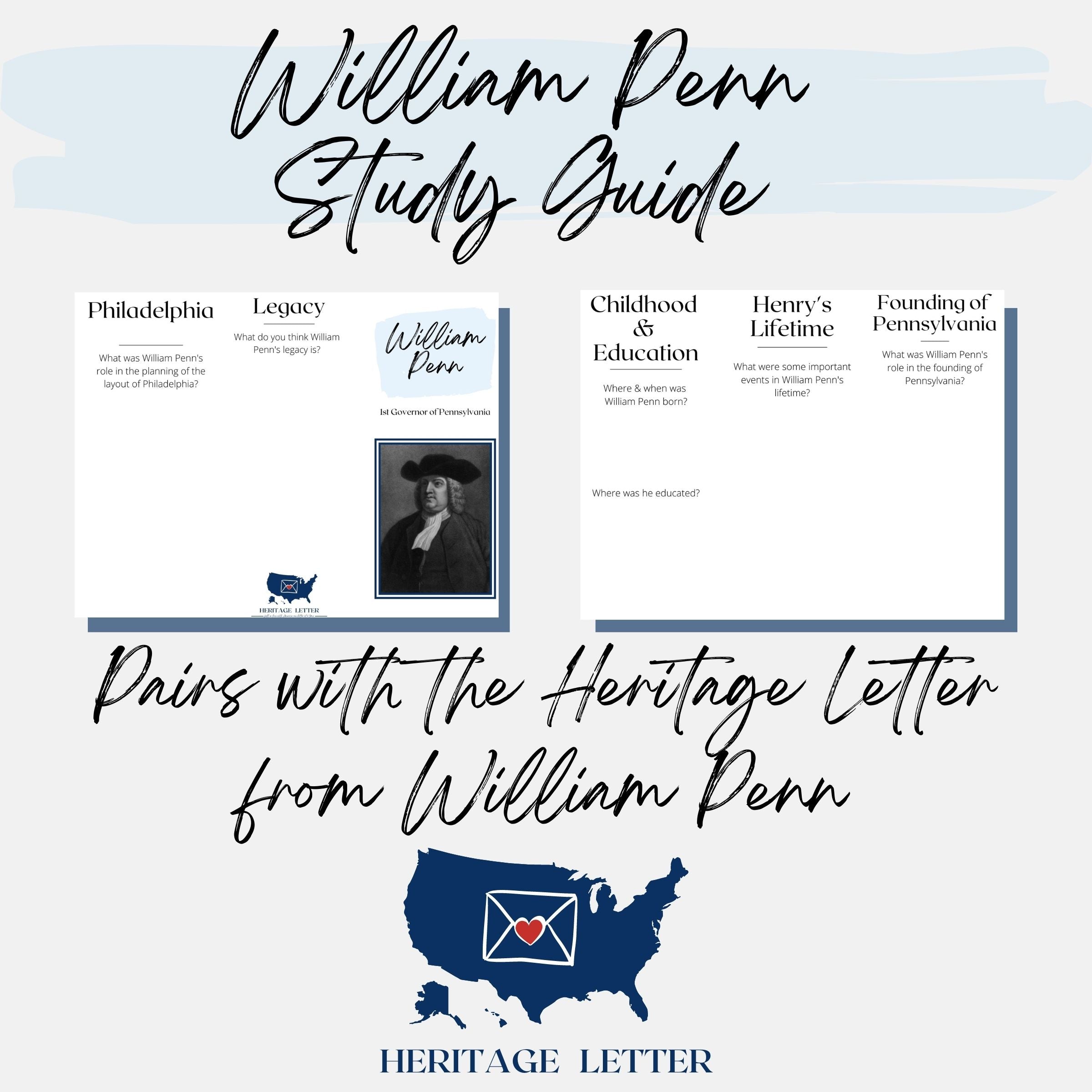 William Penn Study Guide