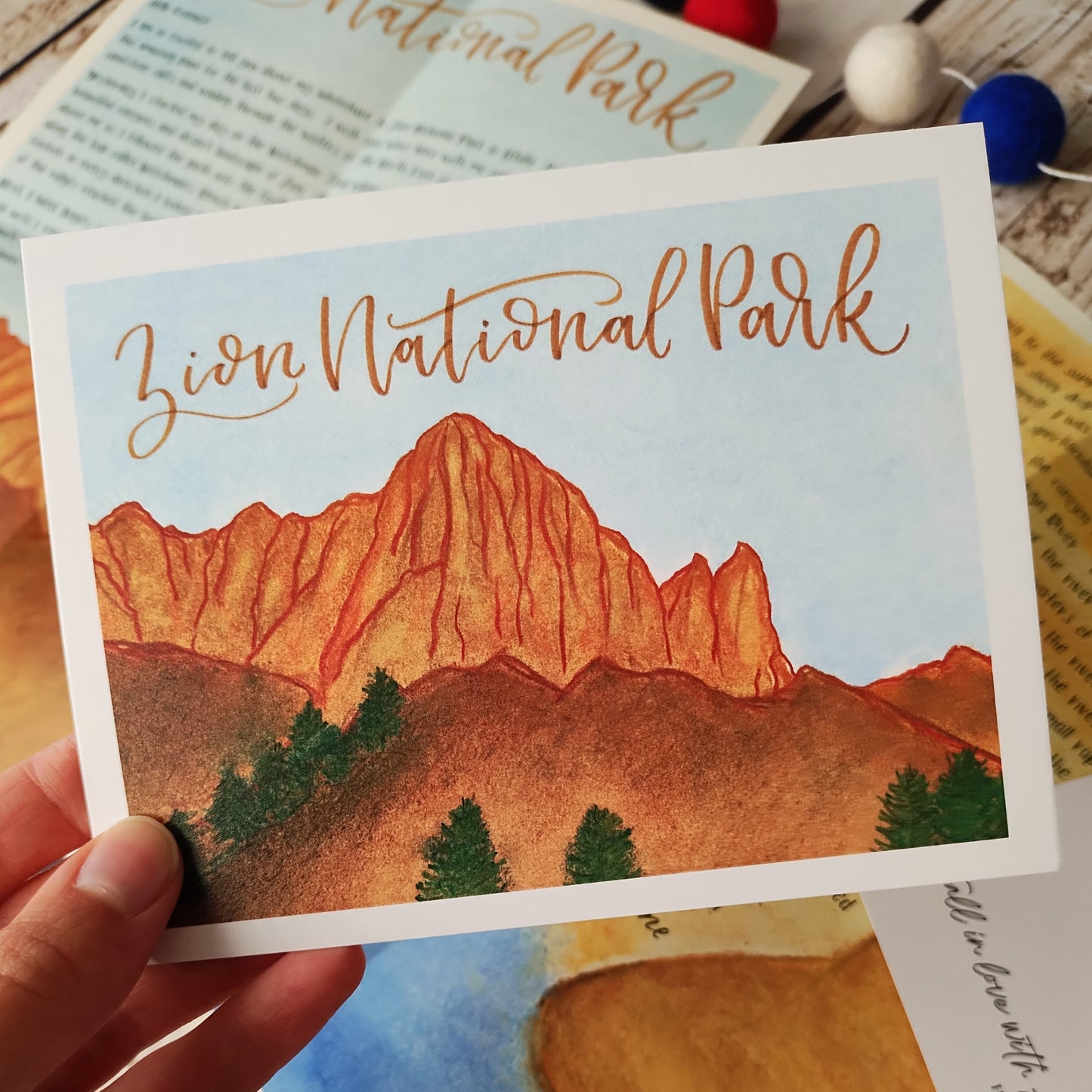 Zion National Park Postcard