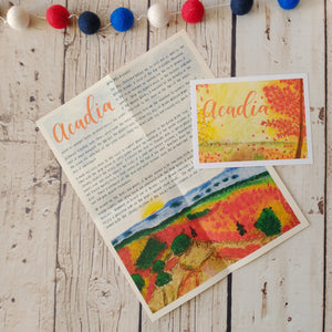 Acadia National Park Letter Set