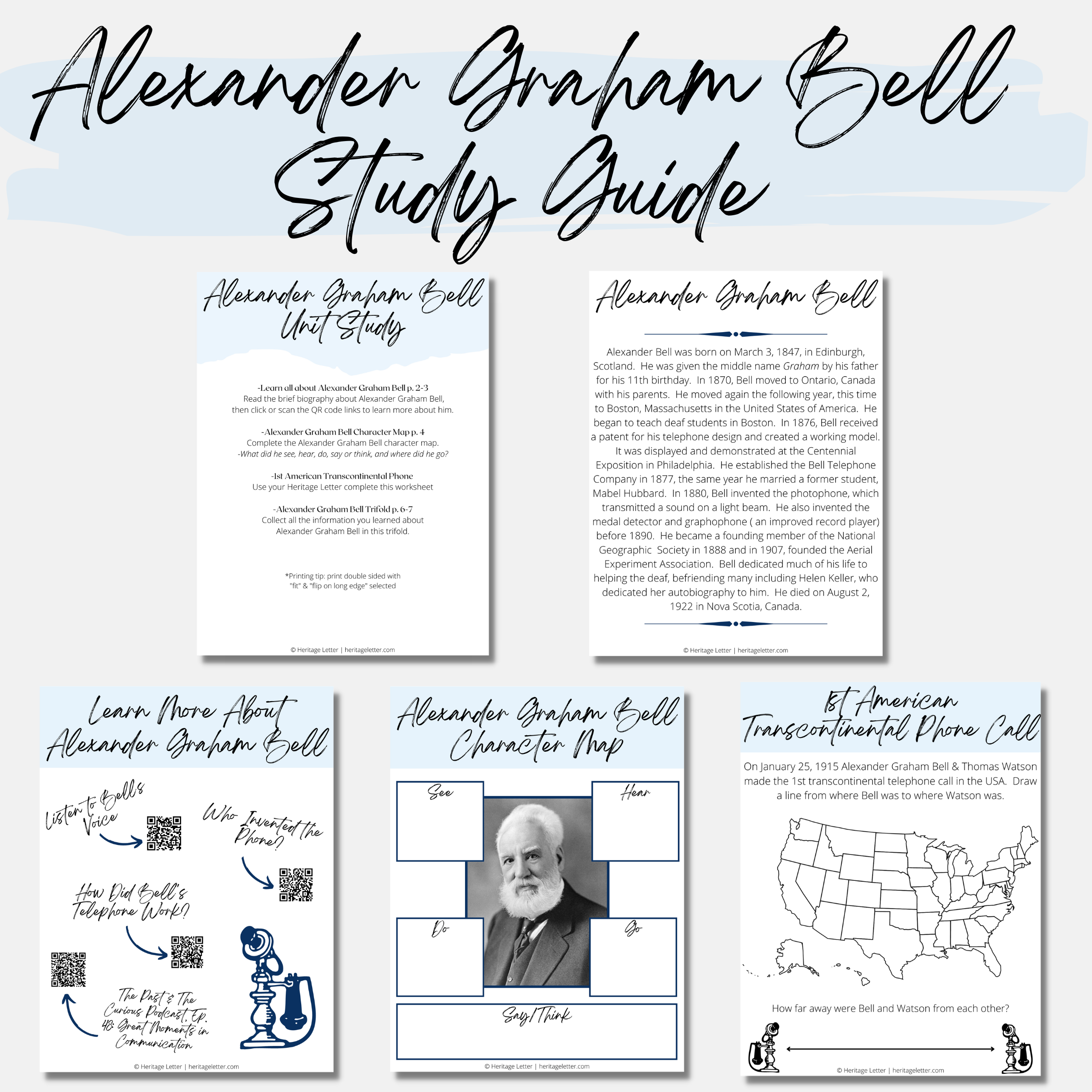 Alexander Graham Bell Study Guide