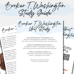 Booker T. Washington Unit Study