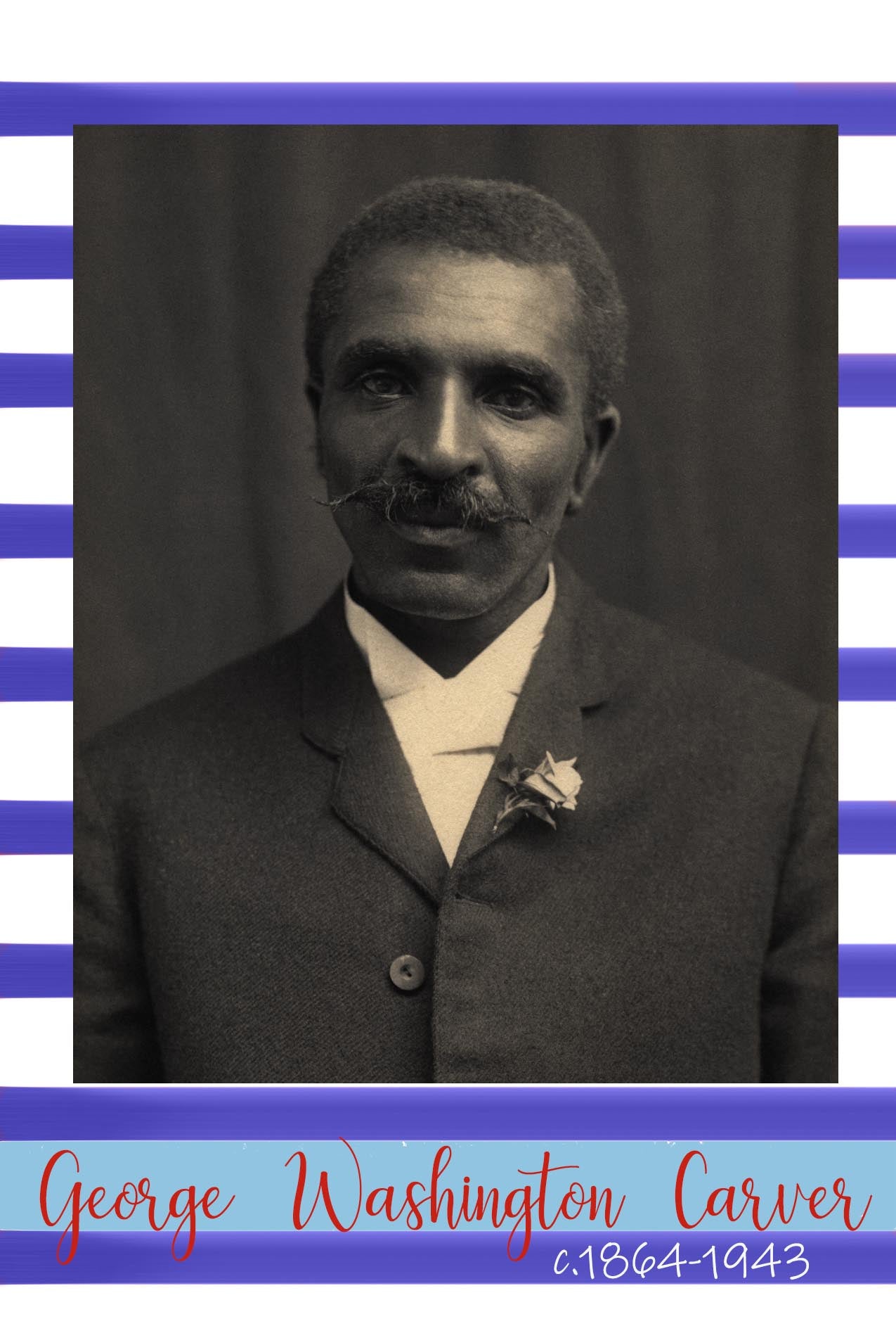 George Washington Carver Photo Card