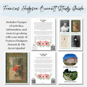Frances Hodgson Burnett Printables