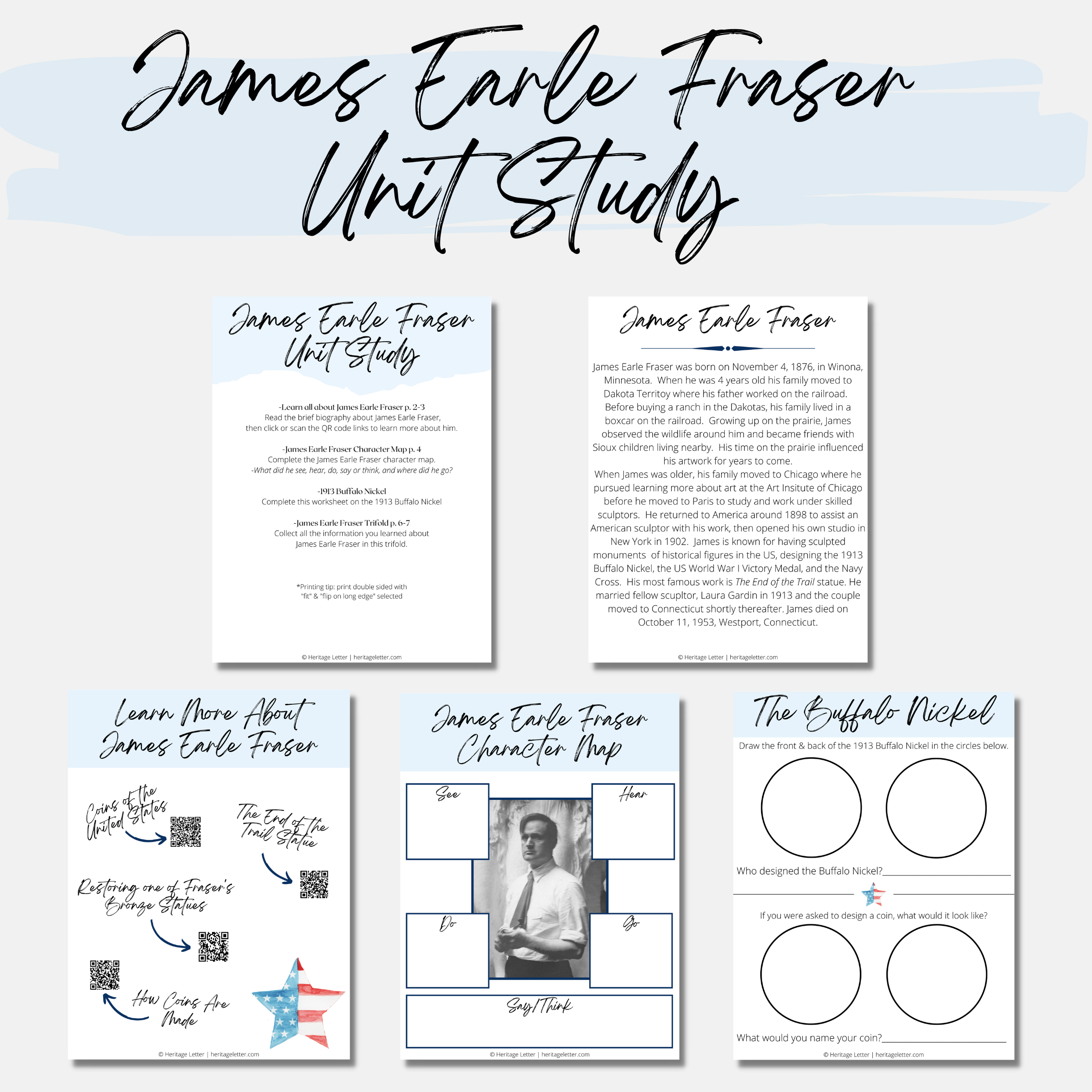 James Earle Fraser STudy Guide