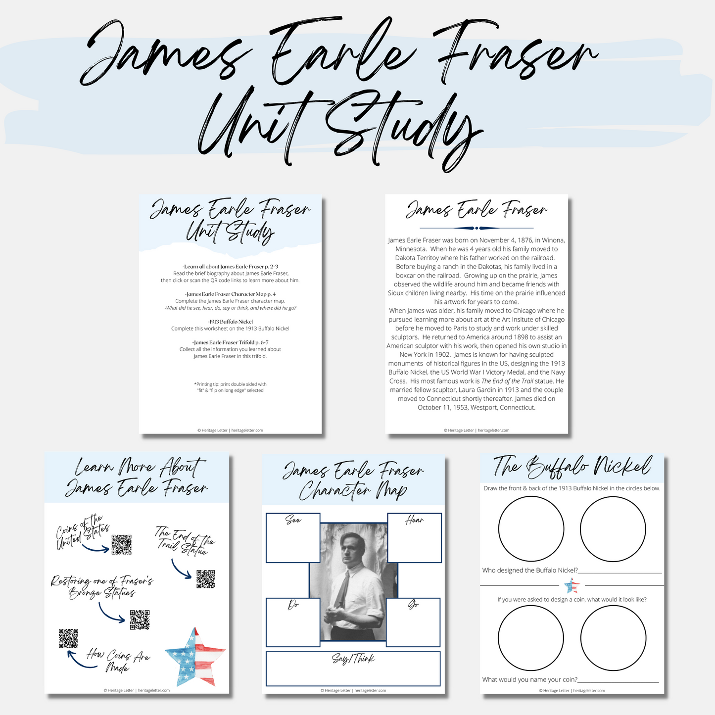 James Earle Fraser STudy Guide