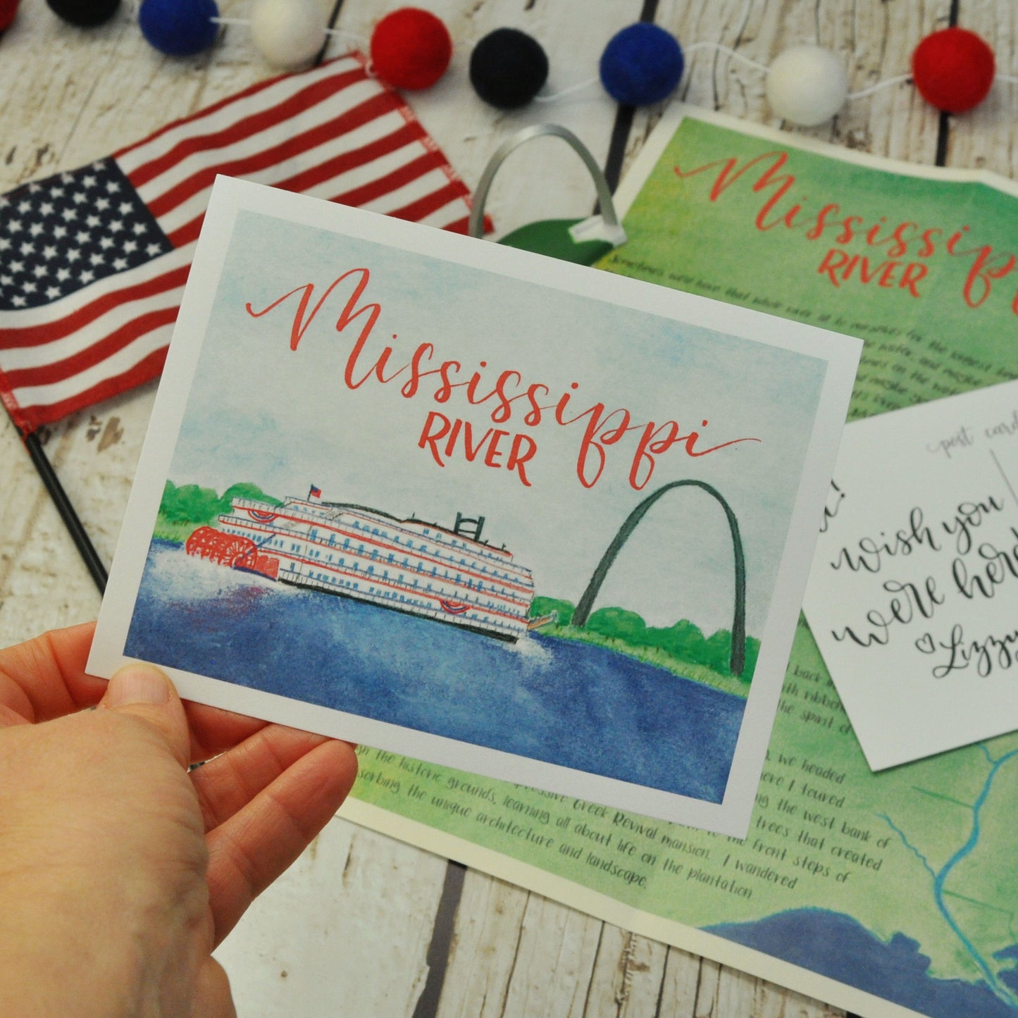 Mississippi River Adventure Letter: Digital Download
