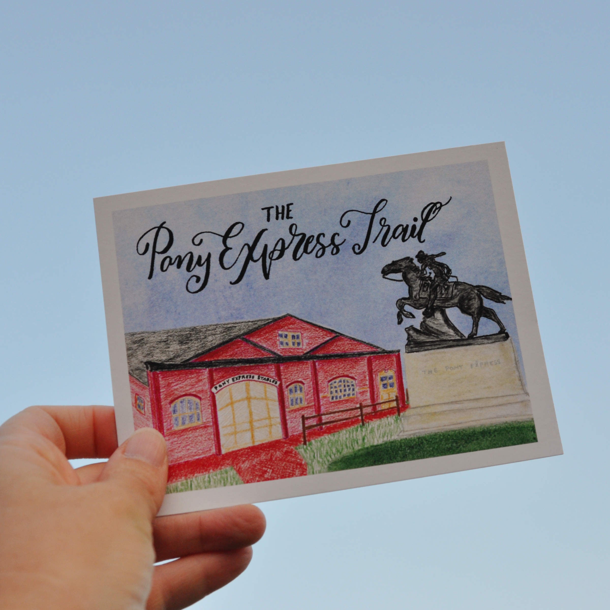 Pony Express Trail Letter: Digital Download