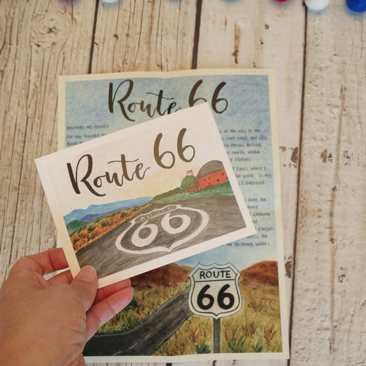 Route 66 Letter
