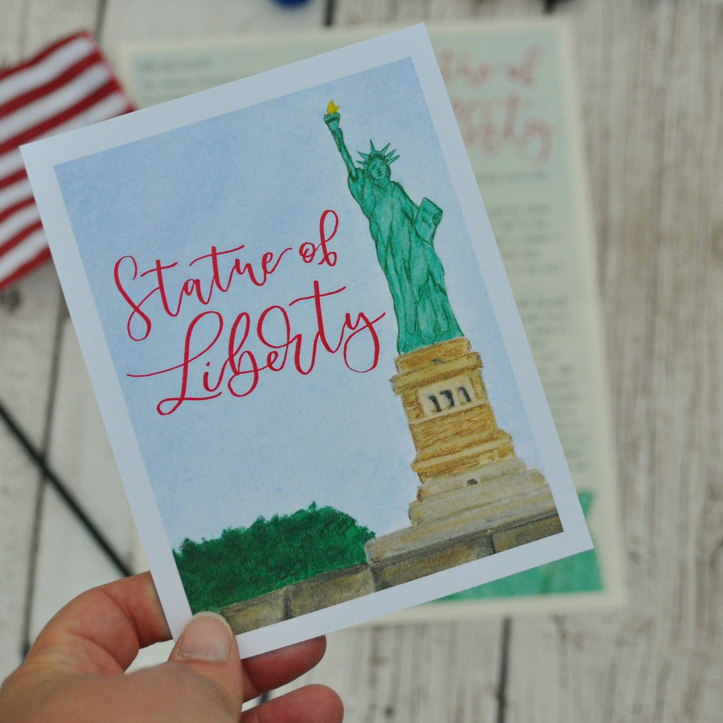 Statue of Liberty Letter: Digital Download