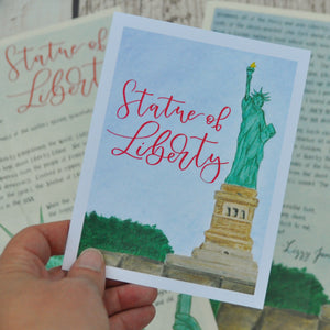 Statue of Liberty Letter