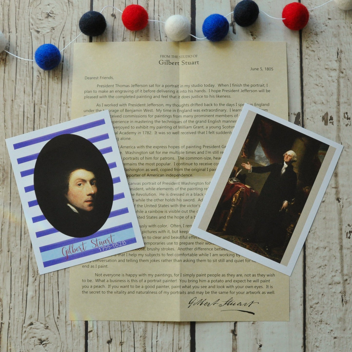 Gilbert Stuart Heritage Letter