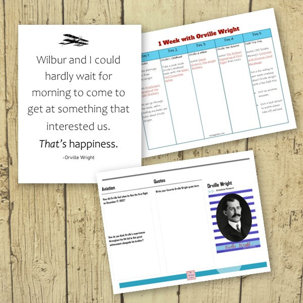 Orville Wright Printables